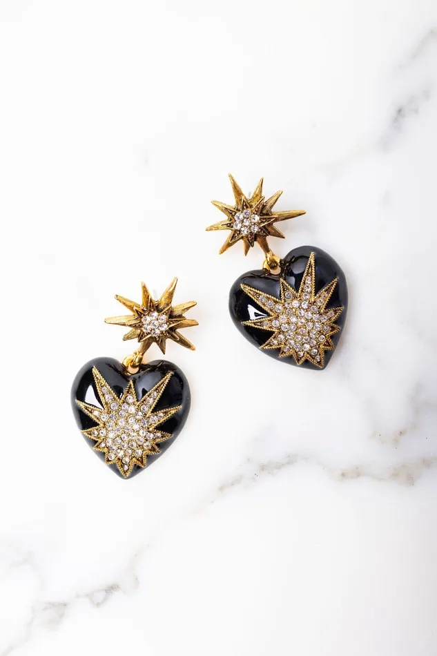 Elizabeth Cole Jewelry Earrings Love Me Earrings