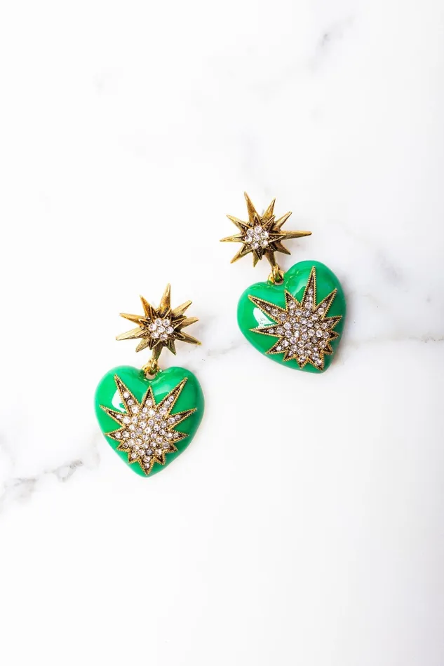 Elizabeth Cole Jewelry Earrings Love Me Earrings