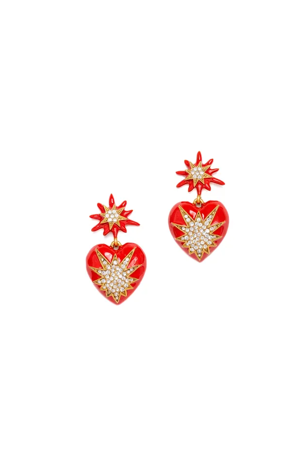 Elizabeth Cole Jewelry Earrings Love Me Earrings