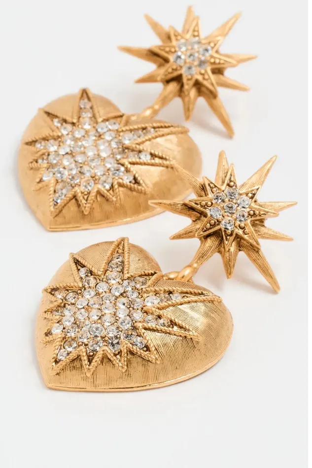 Elizabeth Cole Jewelry Earrings Love Me Earrings
