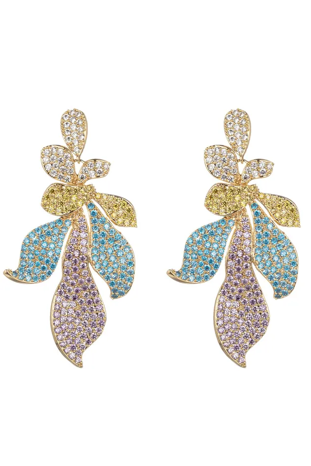 Emma CZ Drop Earring Eye Candy LA Earrings Emma CZ Drop Earring Eye Candy LA Earrings