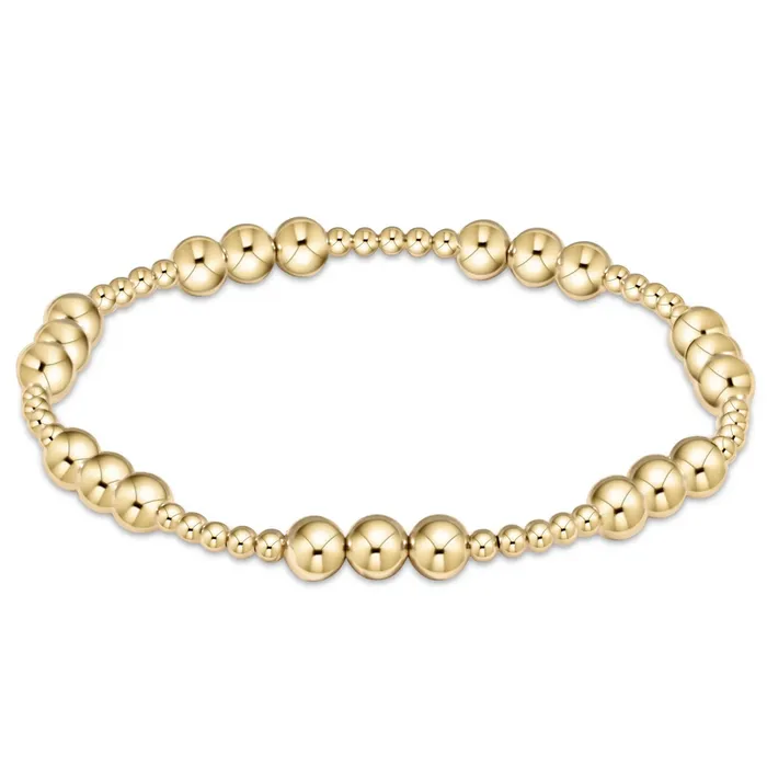 enewton Bracelets Classic Joy Pattern 5mm Bead Bracelet Gold