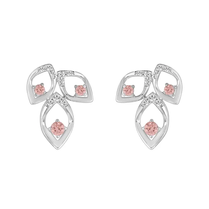 Ethos Earrings LADIES EARRINGS 12CT ROUND DIAMOND 14K WHITE GOLD CENTER STONE ROUND DIAMOND 13CT Ethos Earrings LADIES EARRINGS 12CT ROUND DIAMOND 14K WHITE GOLD CENTER STONE ROUND DIAMOND 13CT