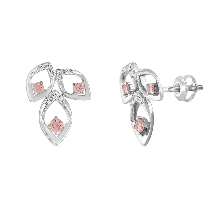 Ethos Earrings LADIES EARRINGS 12CT ROUND DIAMOND 14K WHITE GOLD CENTER STONE ROUND DIAMOND 13CT Ethos Earrings LADIES EARRINGS 12CT ROUND DIAMOND 14K WHITE GOLD CENTER STONE ROUND DIAMOND 13CT