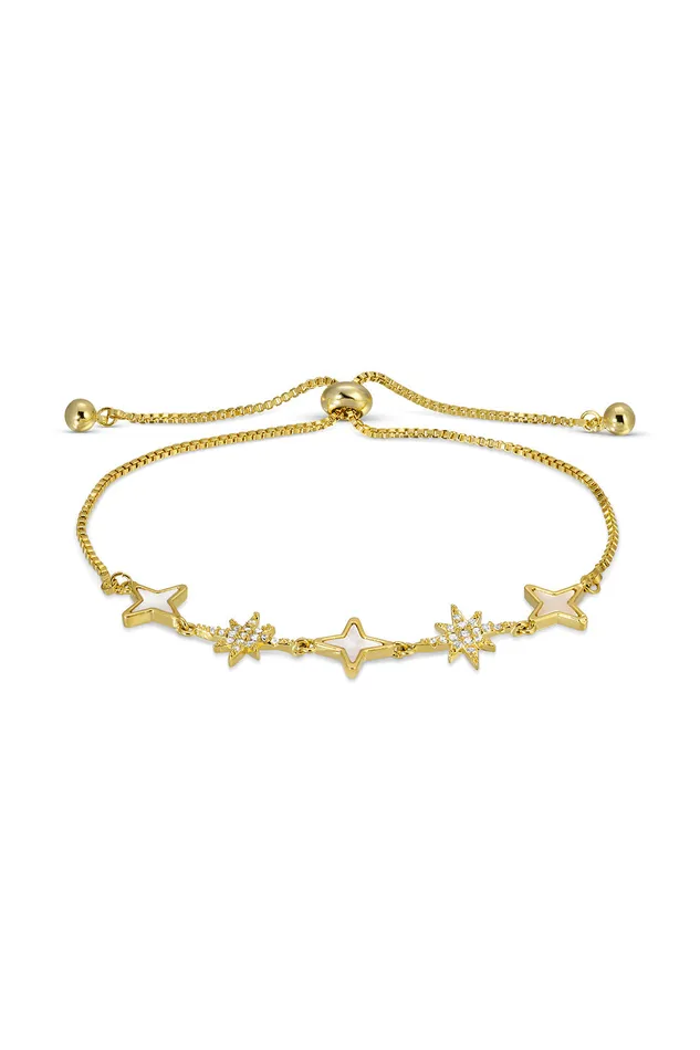 Eye Candy LA Bracelets Luna Heart CZ Bracelet Set