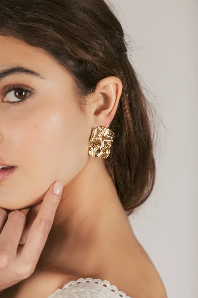 Eye Candy LA Earrings Zahra 14K Gold Plated Earrings
