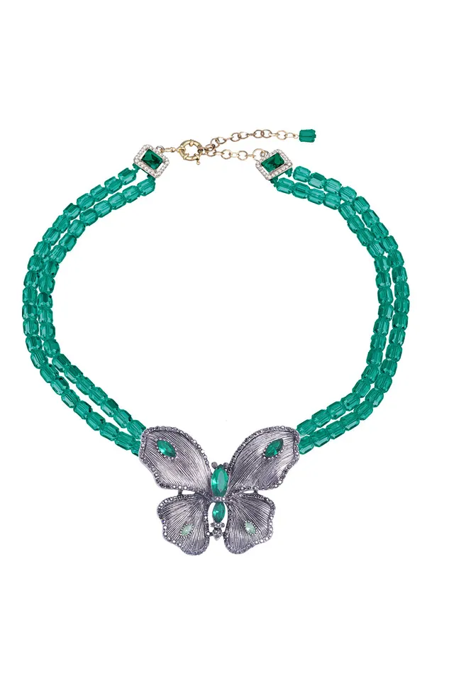 Eye Candy LA Necklaces Azura Beaded Statement Necklace