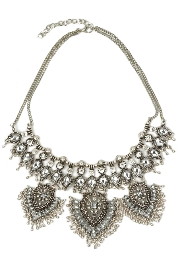 Eye Candy LA Thea Necklace Silver Necklaces