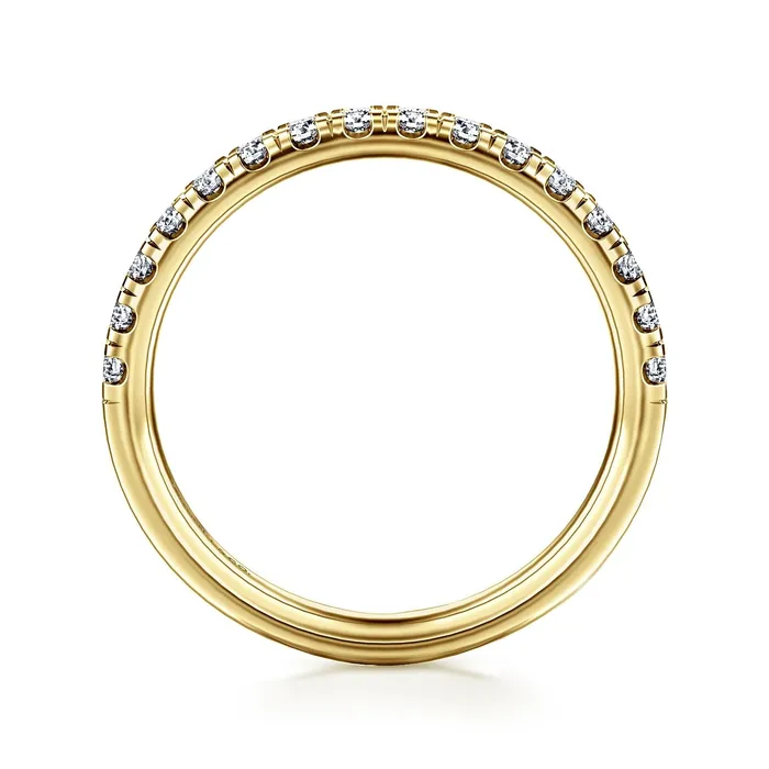 GABRIEL CO Rings Gabriel 14K Yellow Gold 0401ctw Clearly Flawless Diamond Band GABRIEL CO Rings Gabriel 14K Yellow Gold 0401ctw Clearly Flawless Diamond Band