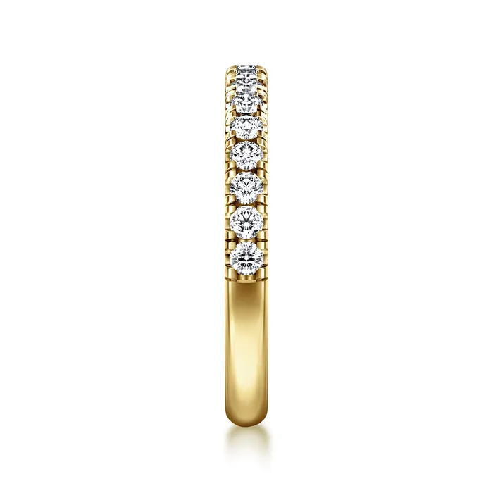 GABRIEL CO Rings Gabriel 14K Yellow Gold 0401ctw Clearly Flawless Diamond Band GABRIEL CO Rings Gabriel 14K Yellow Gold 0401ctw Clearly Flawless Diamond Band
