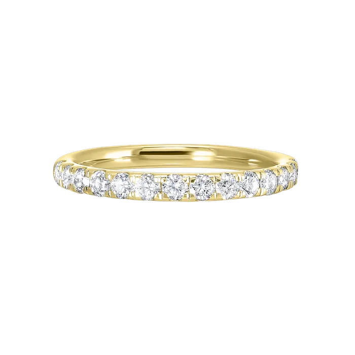 GEMS ONE CORPRATION Rings 14K Yellow Gold 050ctw Diamond Wedding Band