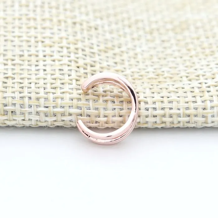 Glitters Cross Lines Ear Cuff Rose Gold Earrings