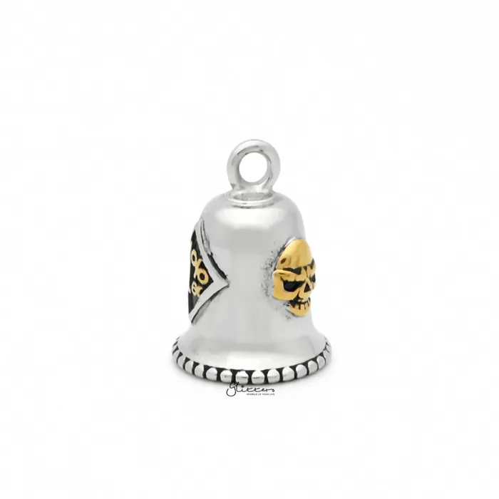 Glitters Necklaces 1 ER Stainless Steel Bell Pendant Gold