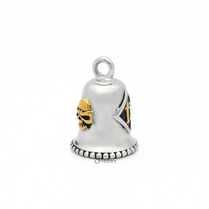 Glitters Necklaces 1 ER Stainless Steel Bell Pendant Gold
