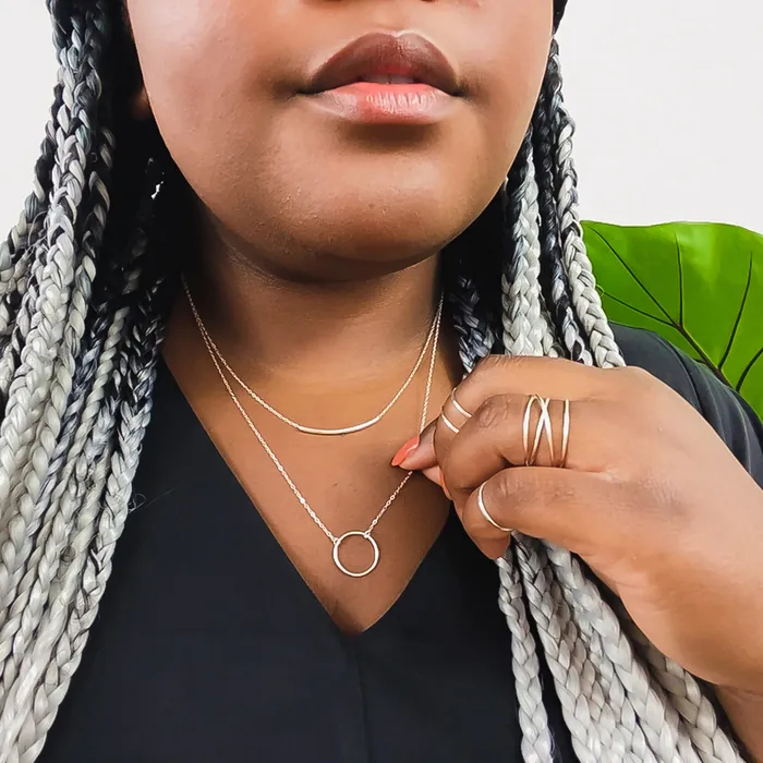 Grayling Necklaces Crescent Arc Necklace Layering Set