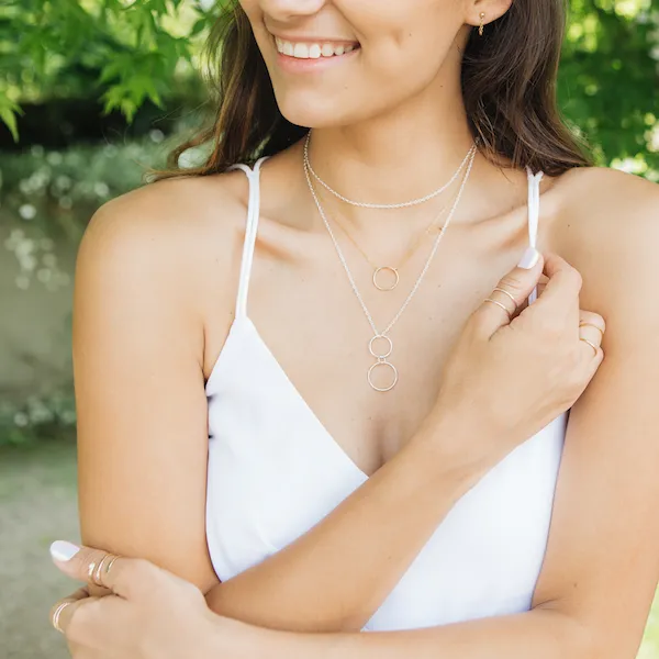 Grayling Necklaces Crescent Arc Necklace Layering Set