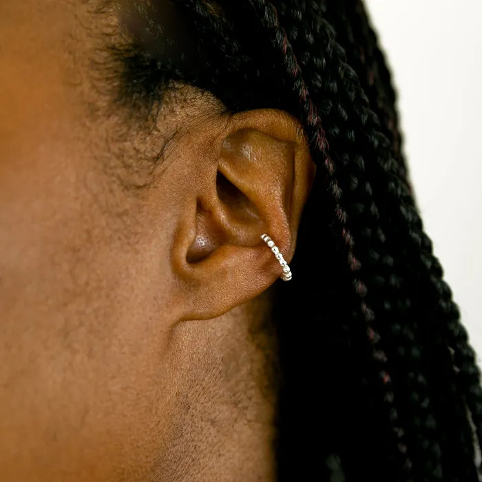 Grayling Shimmer Dot Ear Cuff Set Mixed Metal Duo Earrings
