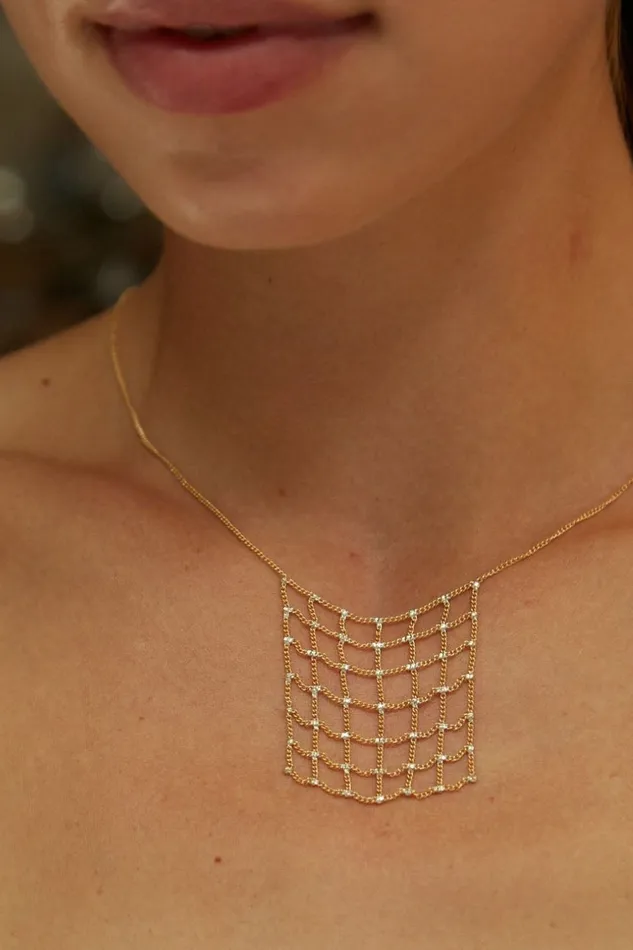 Hannah K Necklaces Lil Net Necklace Hannah K Necklaces Lil Net Necklace