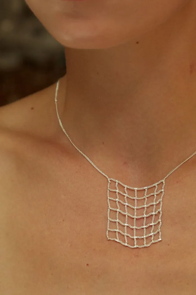 Hannah K Necklaces Lil Net Necklace Hannah K Necklaces Lil Net Necklace