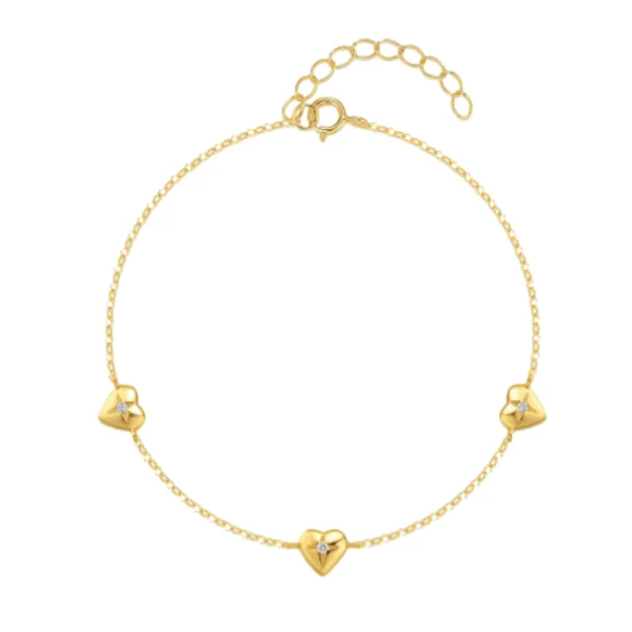 Heart star dainty bracelet pau jewelry Bracelets