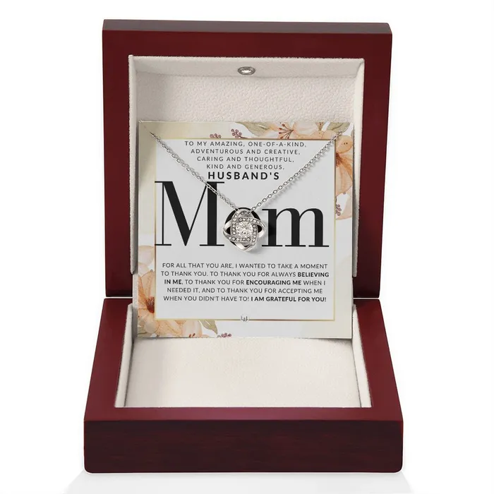 Husbands Mom Necklace Great For Mothers Day Christmas Her Birthday Or As An Encouragement Gift ShineOn Fulfillment Necklaces