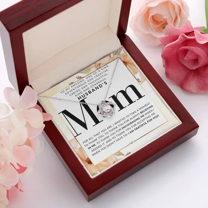Husbands Mom Necklace Great For Mothers Day Christmas Her Birthday Or As An Encouragement Gift ShineOn Fulfillment Necklaces
