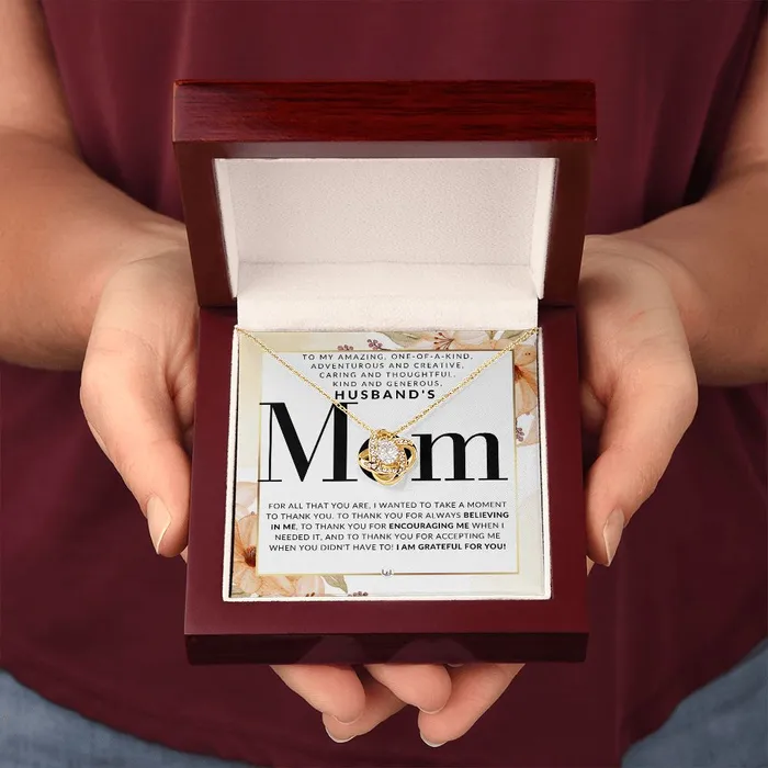 Husbands Mom Necklace Great For Mothers Day Christmas Her Birthday Or As An Encouragement Gift ShineOn Fulfillment Necklaces