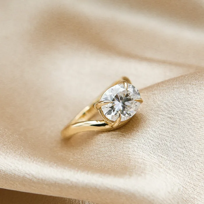 Hydra 14k 3ct Moissanite Engagement Ring Palacio for CIVAL Rings