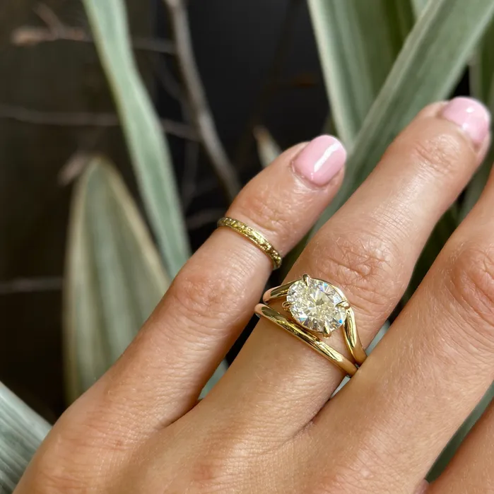 Hydra 14k 3ct Moissanite Engagement Ring Palacio for CIVAL Rings