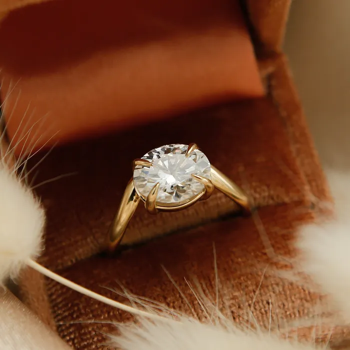 Hydra 14k 3ct Moissanite Engagement Ring Palacio for CIVAL Rings