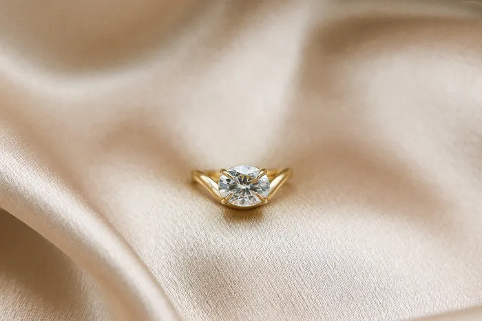 Hydra 14k 3ct Moissanite Engagement Ring Palacio for CIVAL Rings