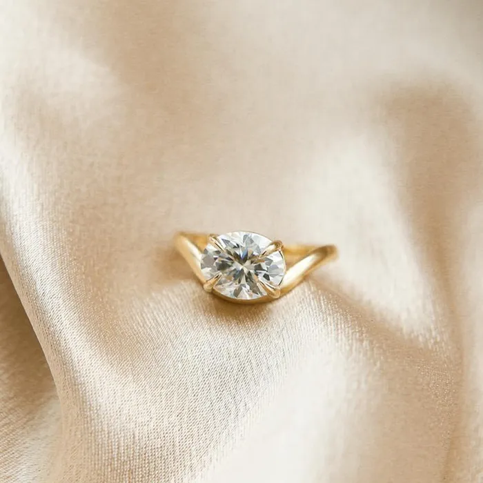 Hydra 14k 3ct Moissanite Engagement Ring Palacio for CIVAL Rings
