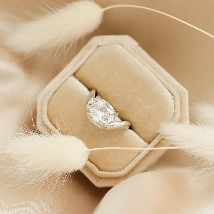 Hydra 14k 3ct Moissanite Engagement Ring Palacio for CIVAL Rings