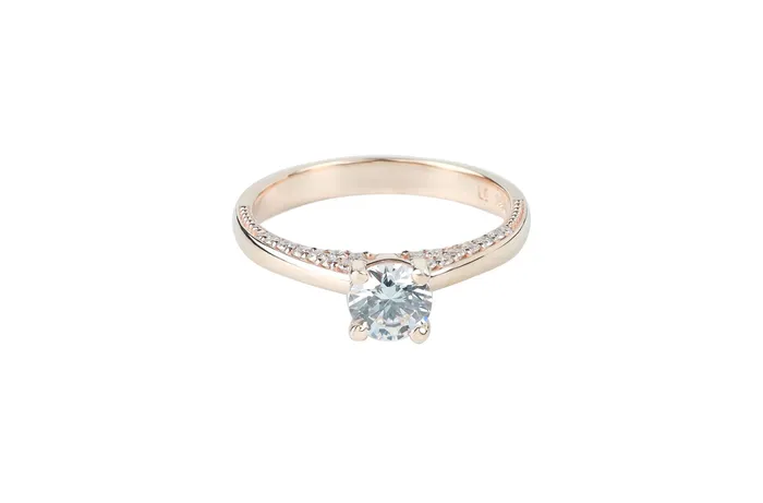Luminar Rings Luminar 23 ctw Accented Solitaire Diamond Engagement Ring Luminar Rings Luminar 23 ctw Accented Solitaire Diamond Engagement Ring