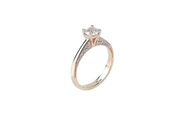 Luminar Rings Luminar 23 ctw Accented Solitaire Diamond Engagement Ring