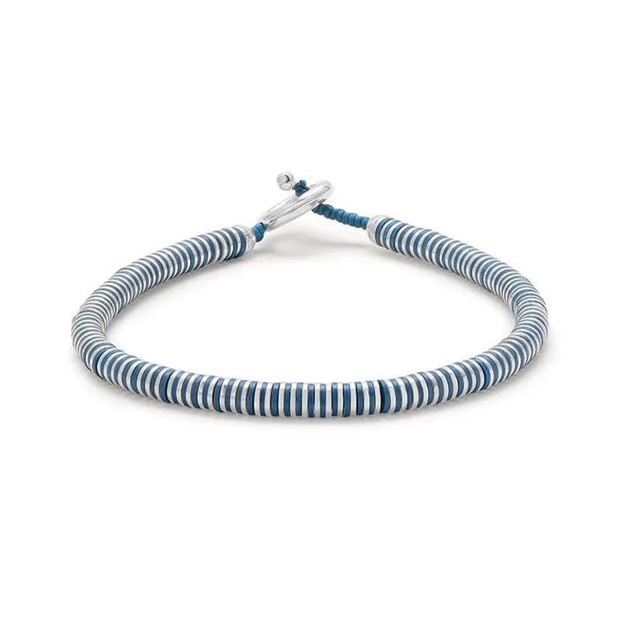 MAOR Bracelets Katta Blue and Silver Bracelet