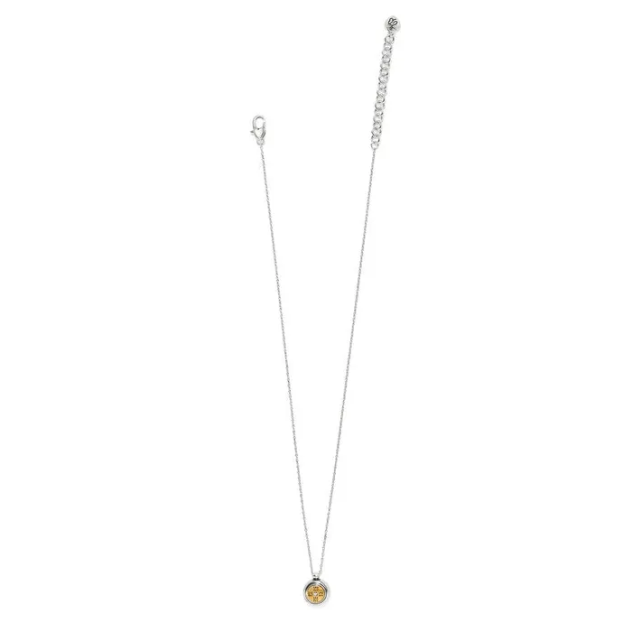 Mosaic Round Two Tone Mini Necklace Brighton Necklaces