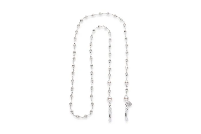 Necklaces Carolily Finery Pearl Eyeglass Chain