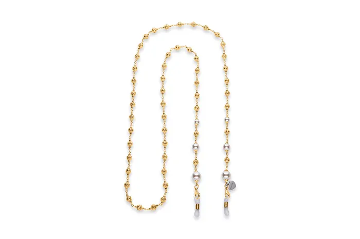 Necklaces Carolily Finery Pearl Eyeglass Chain