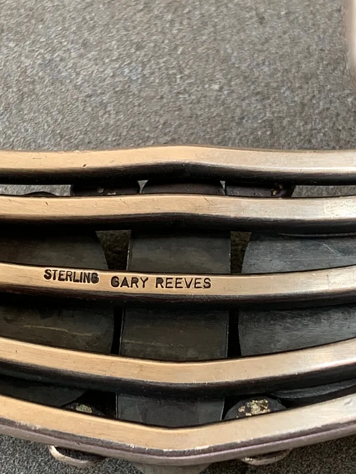 Necklaces Gary Reeves Gary Reeves Navajo Natural Turquoise Sterling Silver Cuff