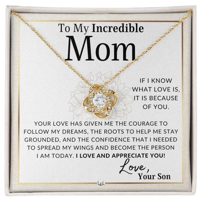 Necklaces Gift for Mom From Son Your Love Has Given Me ShineOn Fulfillment Necklaces Gift for Mom From Son Your Love Has Given Me ShineOn Fulfillment