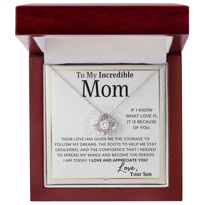 Necklaces Gift for Mom From Son Your Love Has Given Me ShineOn Fulfillment