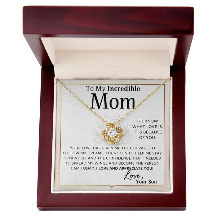 Necklaces Gift for Mom From Son Your Love Has Given Me ShineOn Fulfillment
