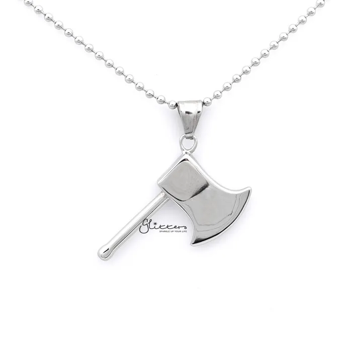 Necklaces Glitters Stainless Steel Ax Pendant