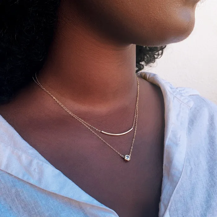 Necklaces Grayling Collette Solitaire Necklace