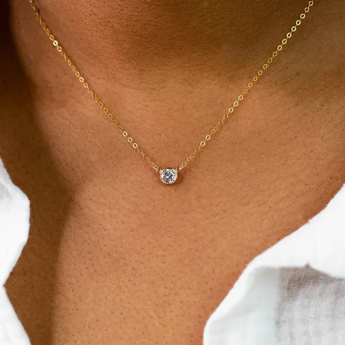 Necklaces Grayling Collette Solitaire Necklace