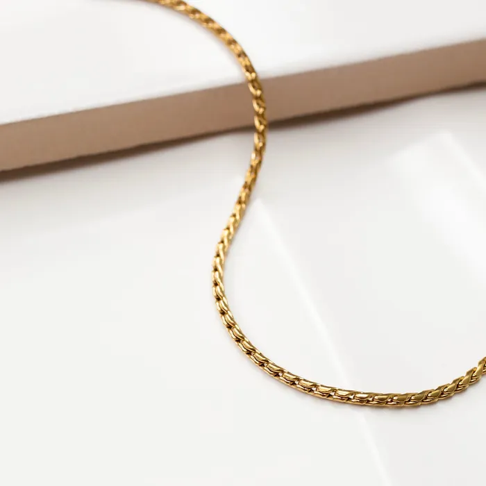 Necklaces Grayling Waterproof Sofia Fluid Link Snake Chain Necklace