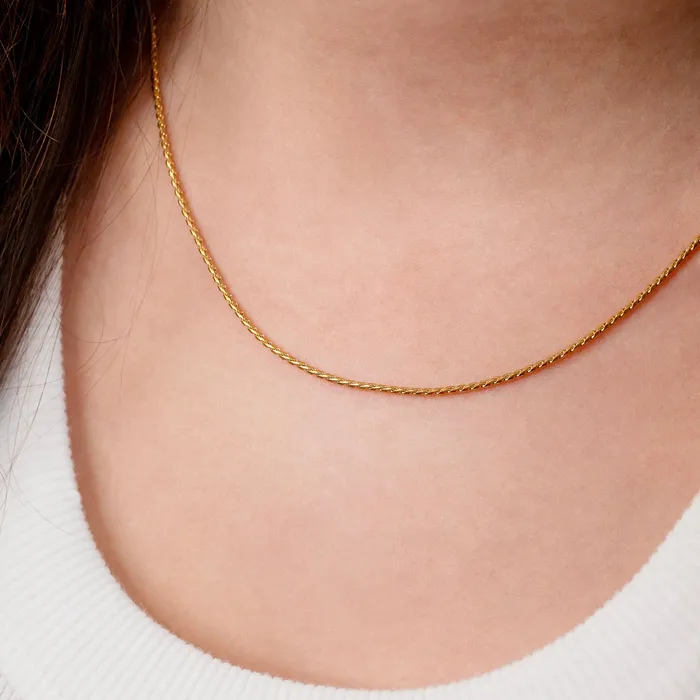 Necklaces Grayling Waterproof Sofia Fluid Link Snake Chain Necklace