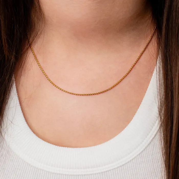 Necklaces Grayling Waterproof Sofia Fluid Link Snake Chain Necklace