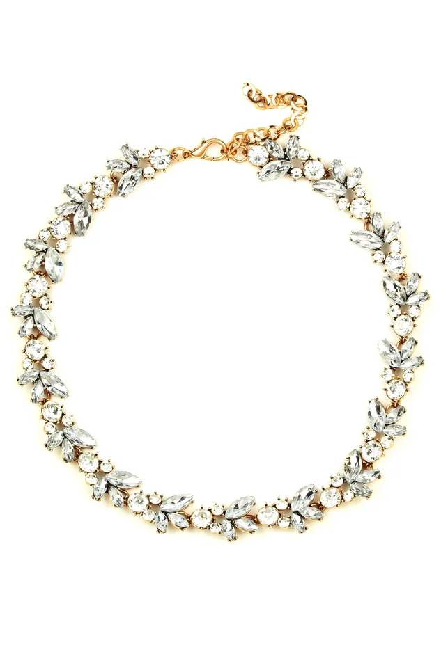 Necklaces Hadley Necklace Crystal Eye Candy LA